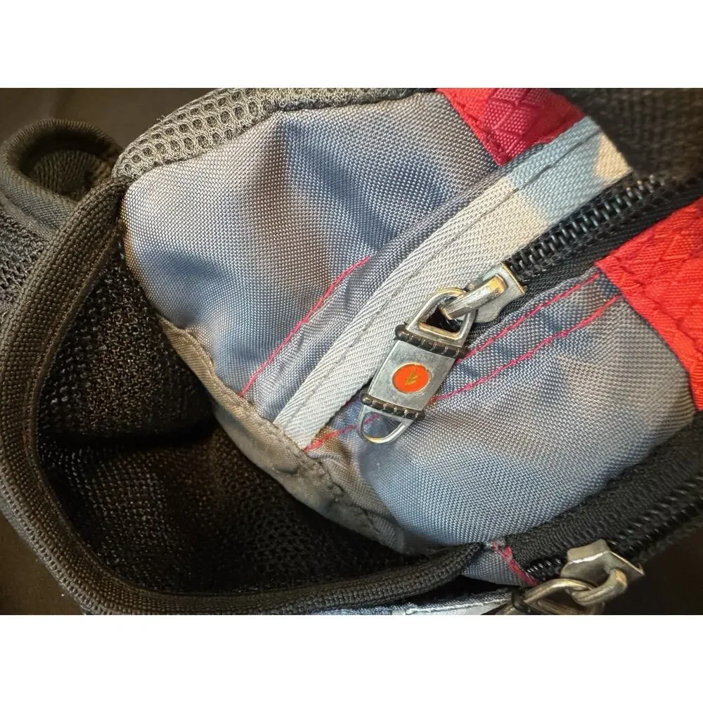 Hi-Tec Outdoor Hiking Bum Bag Unisex Storage Black Grey Red Zip Fanny Bag Pack